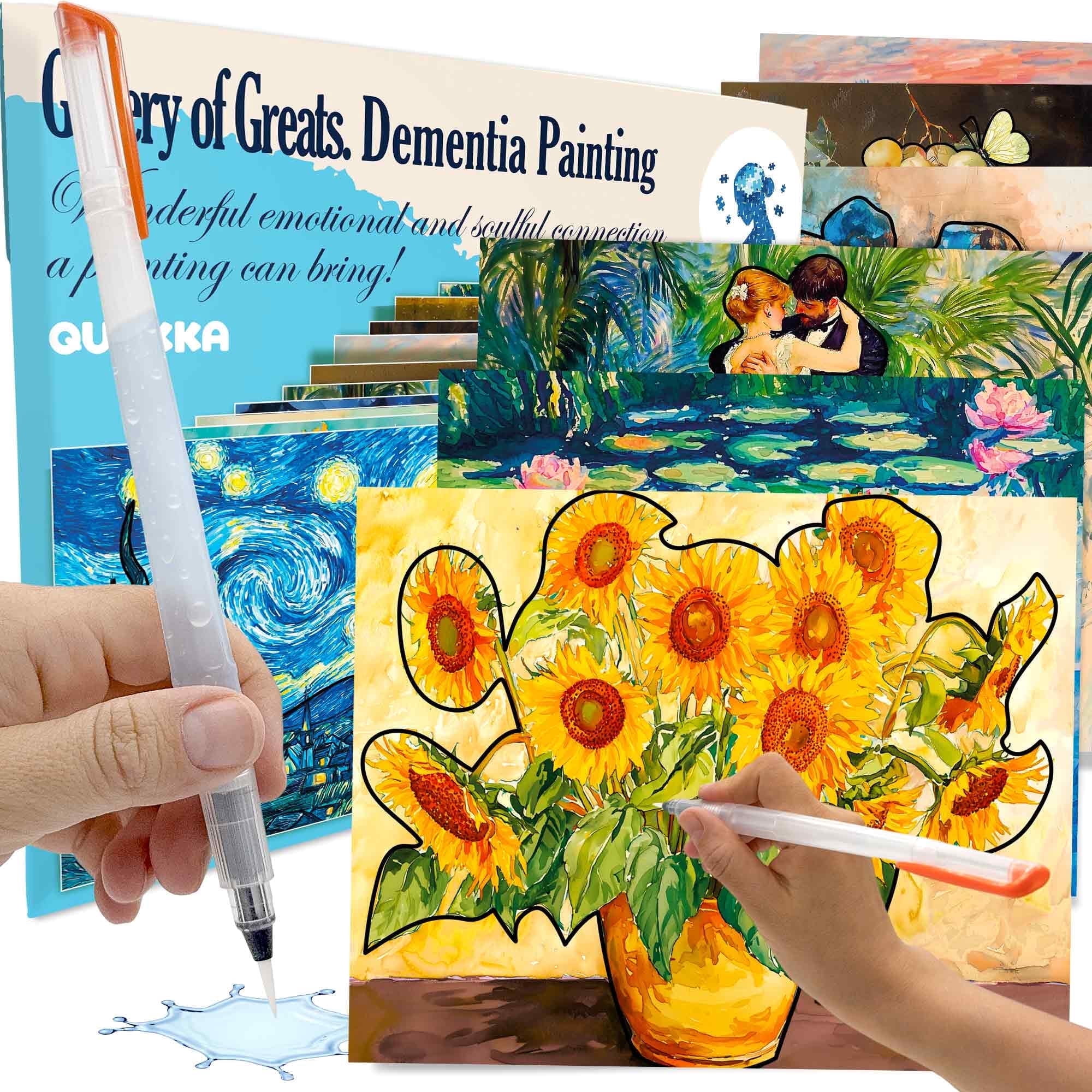 Quokka Water Painting Alzheimers Activities - Dementia Products for Elderly 10Pack Gallery of Greats