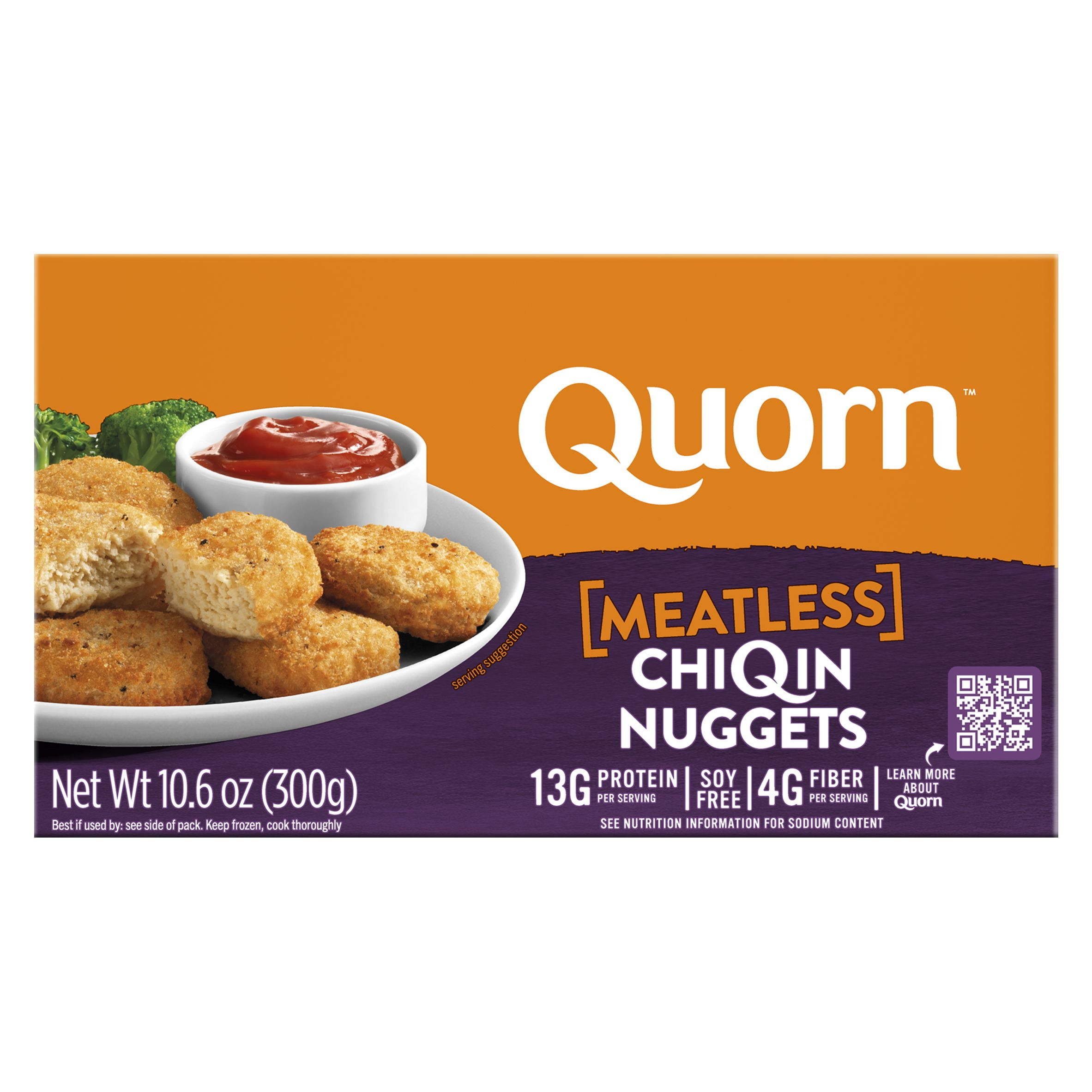 Quorn Meatless Chicken Nuggets, 10.6 oz Box (Frozen, SoyFree Meal