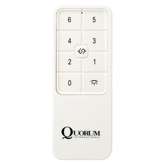Quorum Ceiling Fan Remote Control - White - 8-1400