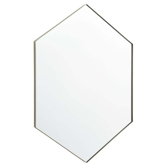 Quorum International 13-2434 Hexigon 24" W X 34" H Modern Geometric Metal Framed Bathroom