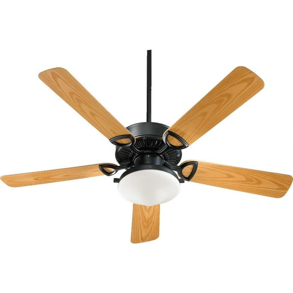 143525-959-Quorum Lighting-Estate - Patio Fan in Transitional style - 52 inches wide by 19.17 inches high-Matte Black Finish
