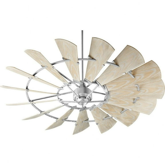 197215-9-Quorum Lighting-Windmill - 72 Inch Extra Large Ceiling Fan-Galvanized Finish