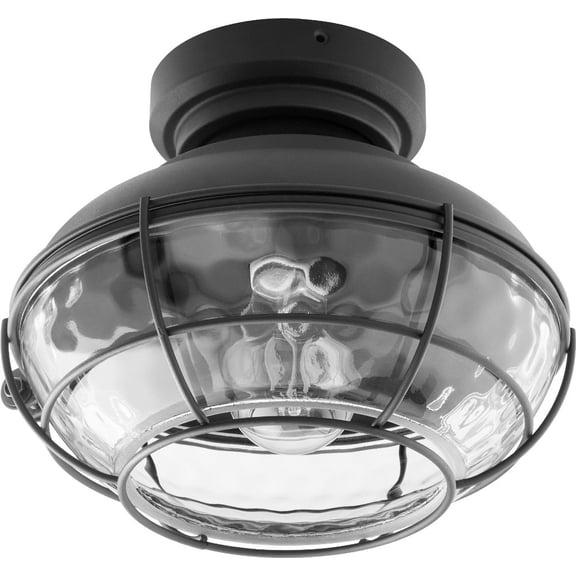 Quorum Lighting Windmill LED Ceiling Fan, 6 Lights, 10 Blades, Noir Finish