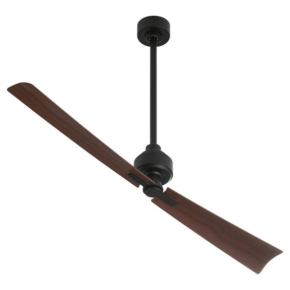 Quorum International 30562 Twain 56" 2 Blade Indoor / Outdoor Ceiling Fan - Black