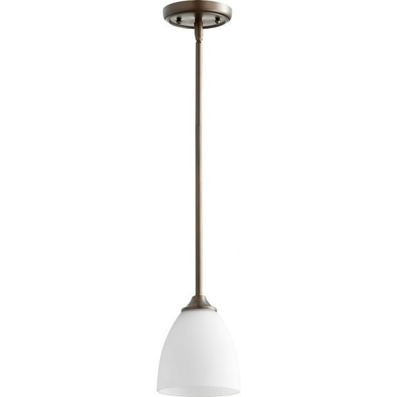 Quorum Lighting Jardin 1-Light Pendant, Oiled Bronze, 5.5W, 6.5H