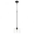 thumbnail image 1 of Quorum Lighting Dakota 1-Light Pendant, Noir, Glass, 8W, 7.5H, 1 of 3