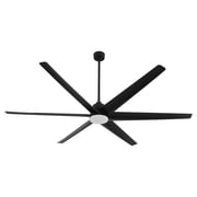 Quorum International 35846-59 Spree 84 6 Blade Indoor / Outdoor Led Ceiling Fan - Black