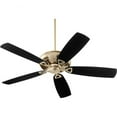 thumbnail image 1 of 40625-80-Quorum Lighting-Alto - Ceiling Fan in Soft Contemporary style - 62 inches wide by 14 inches high-Aged Brass Finish-Matte Black/Walnut Blade, 1 of 2