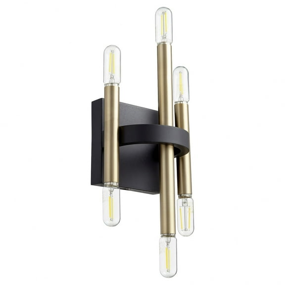 Quorum Lighting - Luxe - 6 Light Wall Mount In Modern and Contemporary Style-11