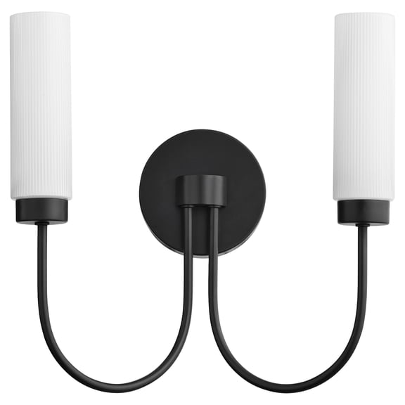 Quorum International 5024-2 Jerome 2 Light 14" Tall Wall Sconce - Black