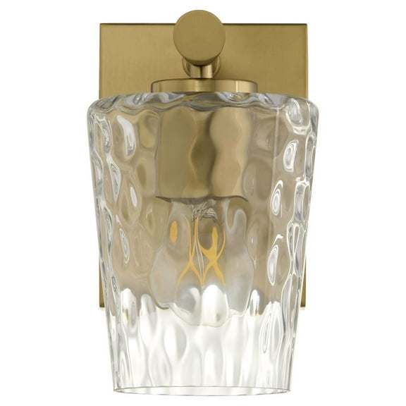Quorum International 5204-1 Providence 8" Tall Bathroom Sconce - Brass