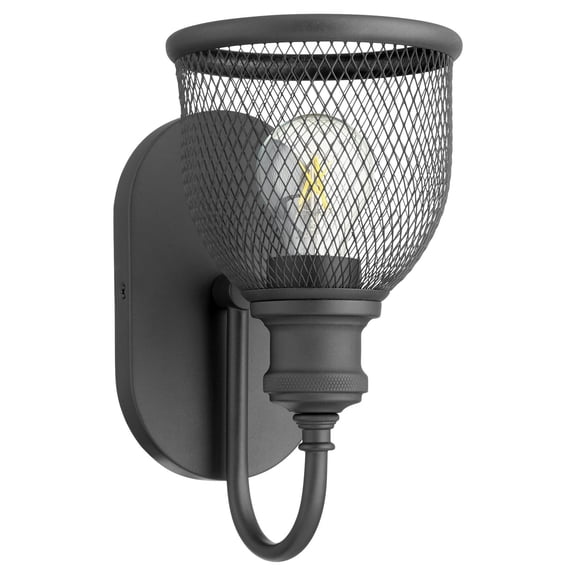 Quorum Lighting Omni 1-Light Noir Wall Sconce