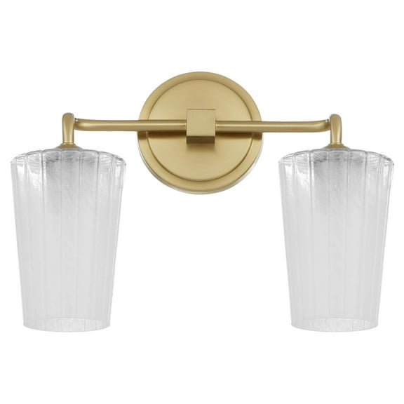 Quorum International 5238-2 Goodwin 2 Light 15" Wide Vanity Light - Brass