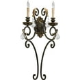 thumbnail image 1 of Quorum Lighting Rio Salado 2-Light Toasted Sienna/Mystic Silver Incandescent Wall Sconce, 1 of 2