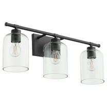 Tribute 3 - Light Matte Black / Black Wall Sconce