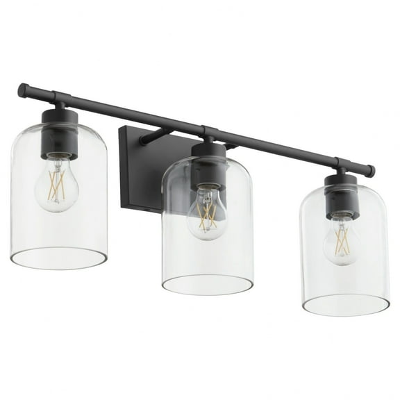 Tribute 3 - Light Matte Black / Black Wall Sconce