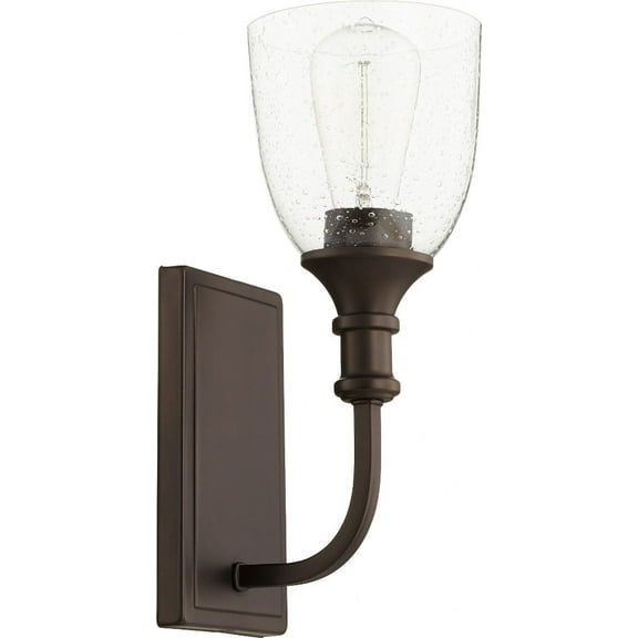 Quorum Lighting Richmond Glass Oiled Bronze Wall Sconce