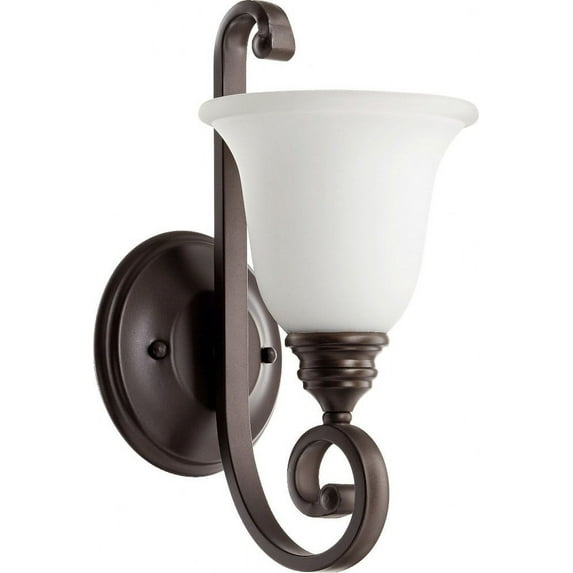 5454-1-186-Quorum Lighting-Bryant - 1 Light Wall Mount in Quorum Home Collection style - 6.5 inches wide by 13.75 inches high-Oiled Bronze