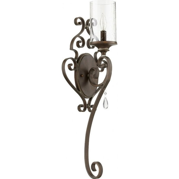 Quorum Lighting San Miguel Vintage Copper Wall Sconce, 1 Light, Damp Rated