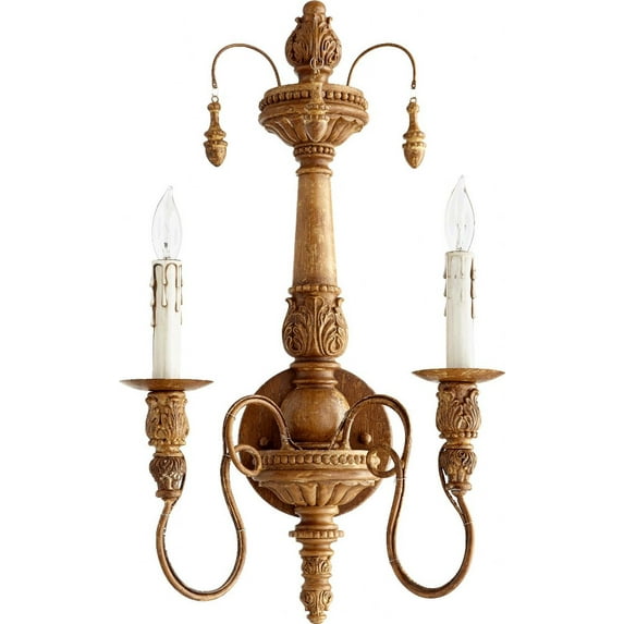Quorum Lighting - Wall Mount - Salento - 2 Light Wall Mount in Transitional