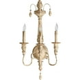 thumbnail image 1 of Quorum Lighting Salento 3-Light Persian White Wall Sconce, 1 of 3