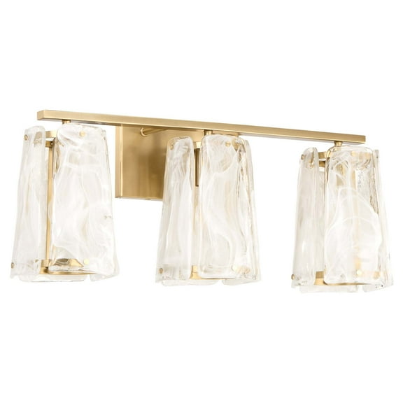 Quorum International 5575-3 Prestige 3 Light 24" Wide Vanity Light - Brass