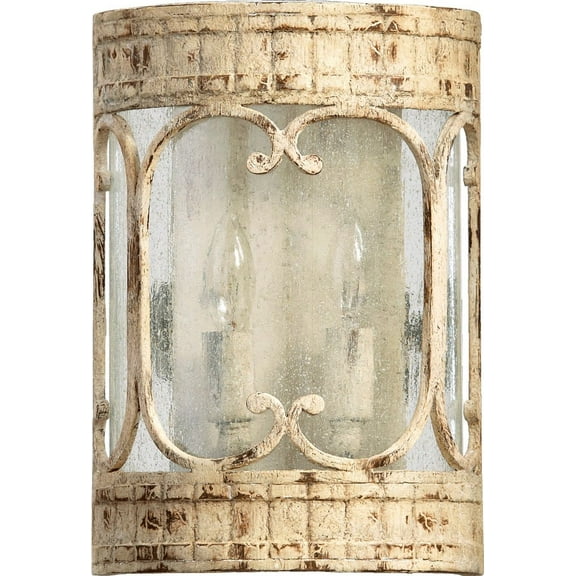 Quorum Lighting Florence 2-Light Persian White Wall Sconce
