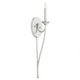 thumbnail image 1 of Quorum Lighting Brooks 1-Light Satin Nickel Wall Sconce, 1 of 2