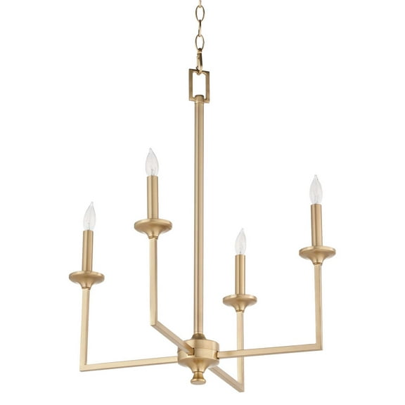 Quorum International 6005-4 Eldorado 4 Light 22" Wide Taper Candle Style Chandelier -