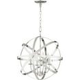 thumbnail image 1 of 6009-4-62-Quorum Lighting-Celeste - 4 Light Sphere Chandelier in style - 19 inches wide by 21 inches high-Polished Nickel Finish    -Traditional, 1 of 5