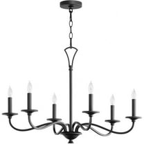 6021-6-59 Quorum Lighting Maryse - 6 Light Chandelier In Traditional Style-20 Inches Tall and 29 Inches Wide     -Traditional Installation
