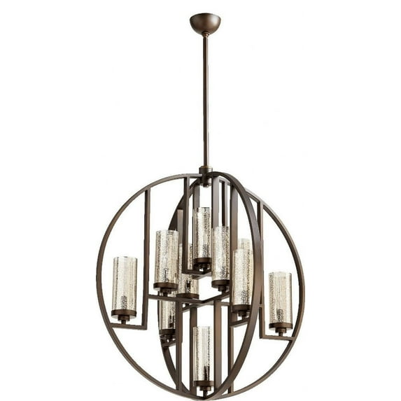 603-10-86-Quorum Lighting-Julian - Ten Light Chandelier in Transitional style - 32 inches wide by 33.5 inches high