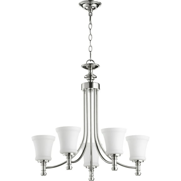 Quorum International 6122-5 Rossington 5 Light 25" Wide Chandelier