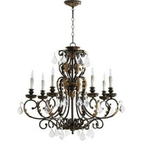6157-8-44-Quorum Lighting-Rio Salado - 8 Light Chandelier in Transitional style - 33 inches wide by 32 inches high     -Traditional Installation
