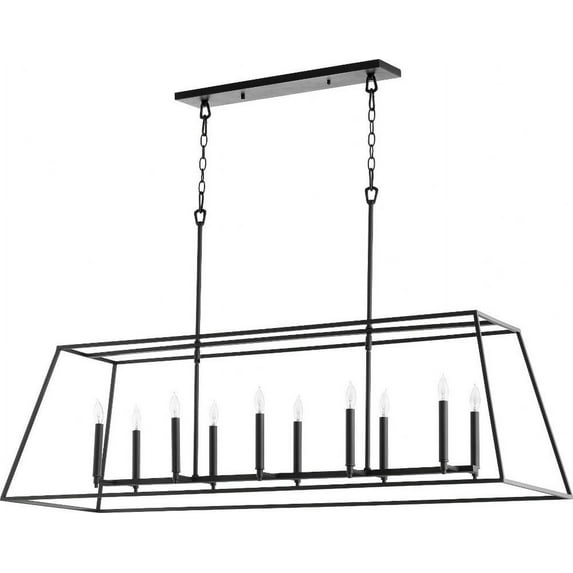 Quorum Lighting - Ten Light Pendant - Pendant - Gabriel - Ten Light Linear