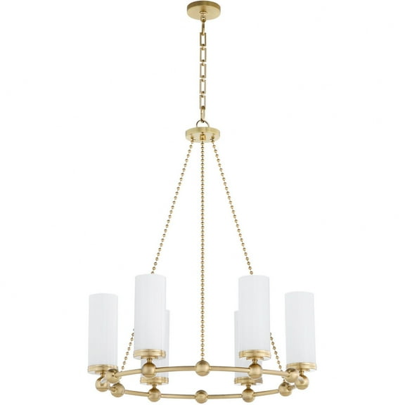 Quorum Lighting - Lee Boulevard - 6 Light Chandelier-33.25 Inches Tall and 30