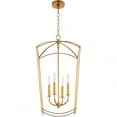 thumbnail image 1 of 6812-4-74-Quorum Lighting-Mantle - 4 Light Entry Foyer In Traditional Style-28.5 Inches Tall and 15 Inches Wide-Gold Leaf Finish    -Traditional, 1 of 7