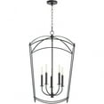 thumbnail image 1 of 6812-5-59-Quorum Lighting-Mantle - 5 Light Entry Foyer-31.5 Inches Tall and 19 Inches Wide-Matte Black Finish    -Traditional Installation, 1 of 5