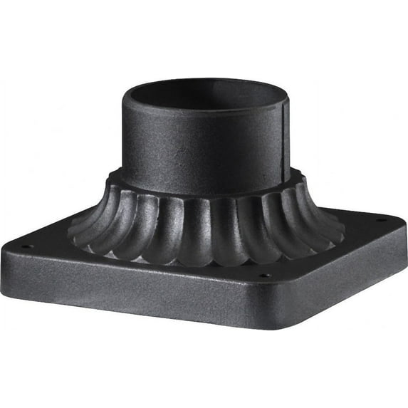 Quorum Lighting - Post - Post - Accessory - 2.75 Inch Square Post Adapter-Noir