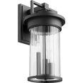 thumbnail image 1 of Quorum Lighting Dimas 3-Light Noir Outdoor Wall Sconce, 1 of 2