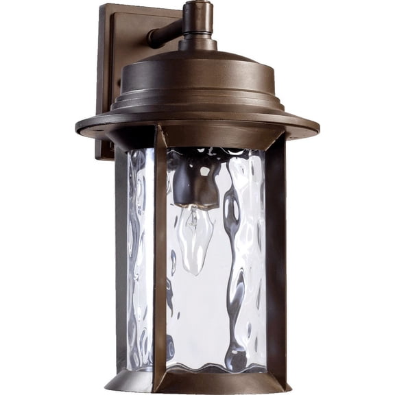Quorum Lighting Charter Oiled Bronze Outdoor Wall Light