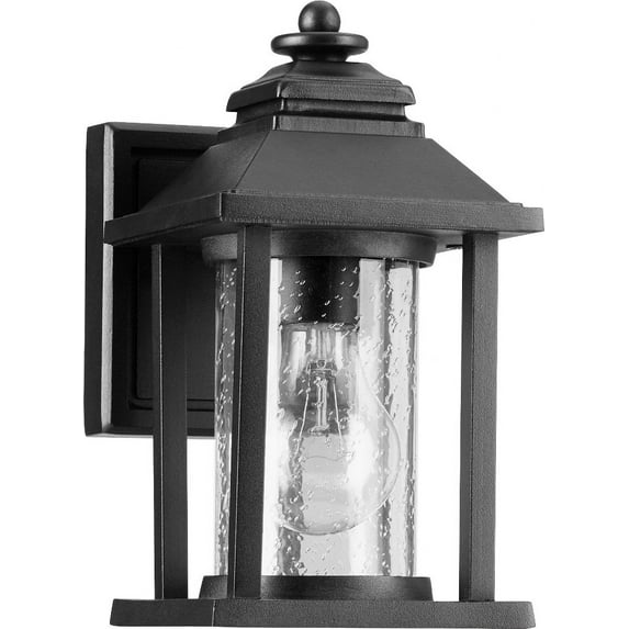 Quorum Lighting Crusoe 1-Light Noir Outdoor Wall Sconce