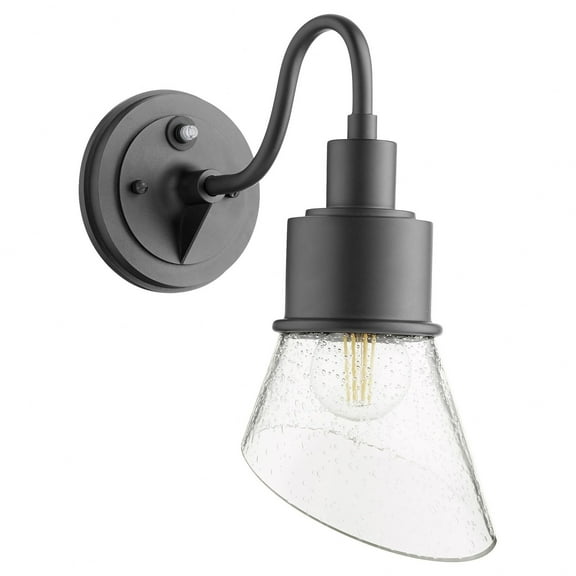 Quorum Lighting Torrey 1-Light Noir Outdoor Wall Sconce