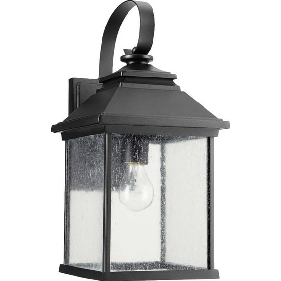 Quorum Lighting Pearson Glass Noir Outdoor Wall Sconce