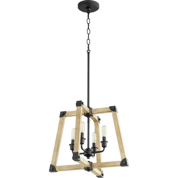 8189-4-69-Quorum Lighting-Alpine - 4 Light Pendant in Soft Contemporary style - 18 inches wide by 15.5 inches high     -Traditional Installation