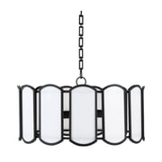 Quorum International 824-5-59 Warwick 5 Light 25" Wide Multi Light Pendant - Black