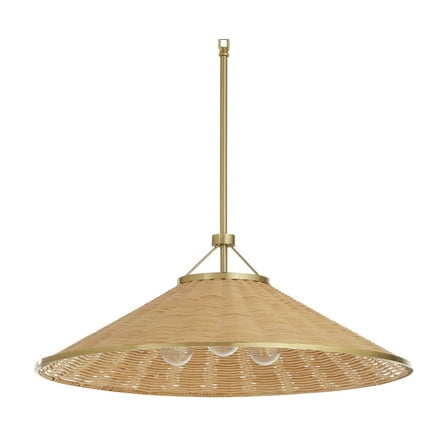 Quorum International 830-3 3 Light 24" Wide Multi Light Pendant - Brass