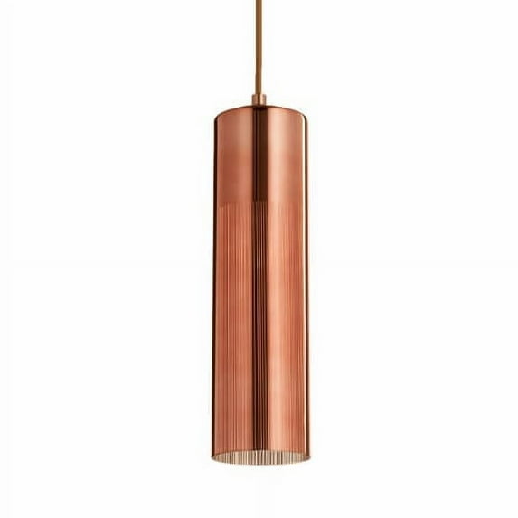 Quorum International 837 4" Wide Single Light Pendant with Glass Shade