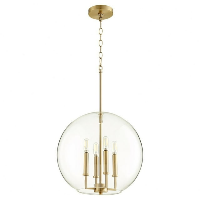 Quorum Lighting - Four Light Pendant - Pendant - 4 Light Globe Pendant in