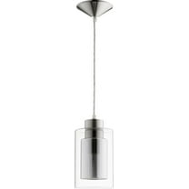 882-3765 Quorum Lighting 1 Light Pendant in Transitional style - 5 inches wide by 9.5 inches high -Traditional Installation